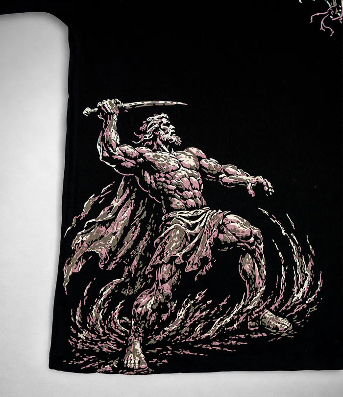 Hydra vs. Hercules | Solid Black T-Shirt