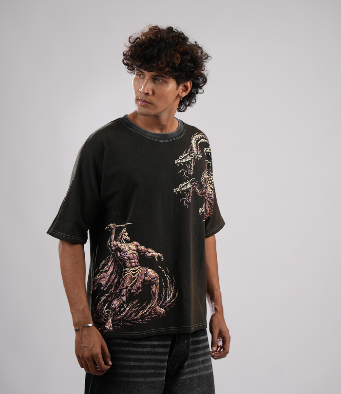 Hydra vs. Hercules | Tone Wash T-Shirt