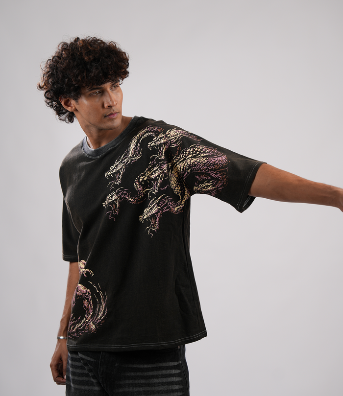 Hydra vs. Hercules | Tone Wash T-Shirt